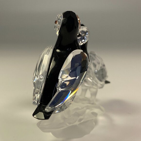 Swarovski Crystal Puffins Figurine, Retired Collectible, Excellent Condition - Picture 3 of 9